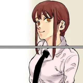 🍒 591d8ae8 Makima Chainsaw Man Anime, Mangá, Chainsaw Man, Makima, Personagem, Feminino telegram sticker