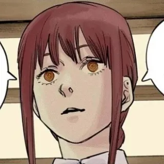 🍒 7fe7b21b Makima Chainsaw Man Makima, Chainsaw Man, Anime, Mangá, Personagem, Fanart telegram sticker