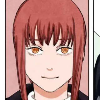 🍒 84cf09f3 Makima Chainsaw Man Anime, Mangá, Chainsaw Man, Makima, Personagem telegram sticker