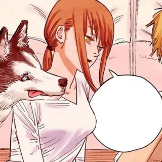 🍒 896d69c2 Makima Chainsaw Man Anime, Mangá, Chainsaw Man, Makima, Pochita, Denji telegram sticker