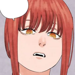 🍒 92340dc7 Makima Chainsaw Man Anime, Mangá, Personagem, Makima, Chainsaw Man telegram sticker