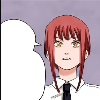 🍒 9861c727 Makima Chainsaw Man Anime, Mangá, Chainsaw Man, Makima, Personagem telegram sticker