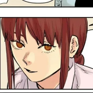 🍒 a848f8fe Makima Chainsaw Man Anime, Mangá, Chainsaw Man, Makima, Caçador de demônios telegram sticker