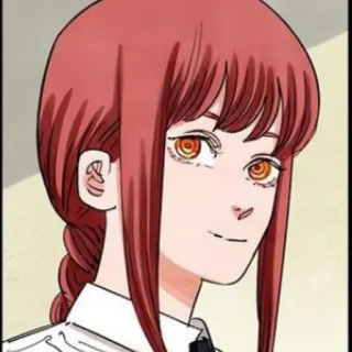 🍒 c5cf48fd Makima Chainsaw Man Anime, Makima, Chainsaw Man, Mangá, Personagem telegram sticker