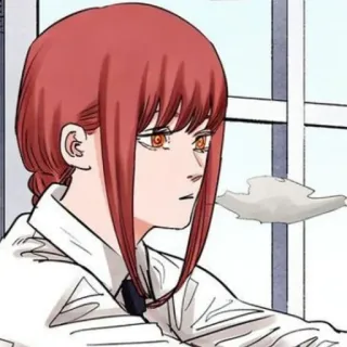 🍒 fd00cbd9 Makima Chainsaw Man Anime, Mangá, Personagem, Makima, Chainsaw Man telegram sticker