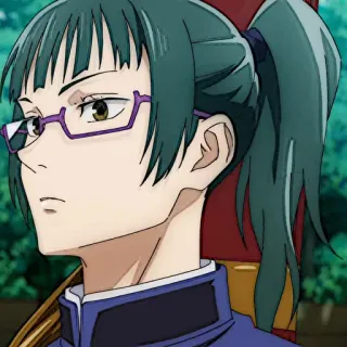 💫 8c00128e Maki Zenin Jujutsu Kaisen Anime, Manga, Charakter, Brille, Maki Zenin, Jujutsu Kaisen telegram sticker