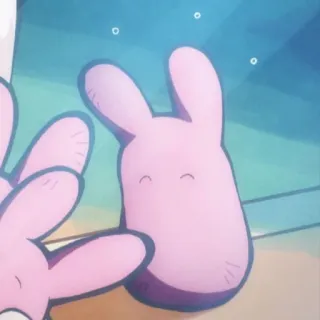 🍡 8a5127fc Anime, Merah muda, Imut, Kelinci, Karakter telegram sticker