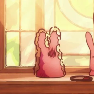 🍧 cb04c128 Mokke Toilet-bound Hanako-kun Mokke, Hanako-kun, Anime, Manga, Imut, Merah Muda, Karakter telegram sticker