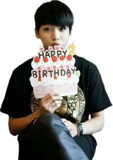 🎂 7a178dce HAPPY BIRTHDAY Geburtstag, Kuchen, Feier, Fröhlich telegram sticker