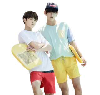 😈 c3455d30 Menschen, Rettungsschwimmer, Strand, Sommer, Freunde, Teenager telegram sticker