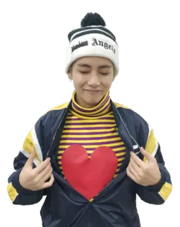 ❤️ c6f11fea Thurinus Angels Mann, Herz, Hut telegram sticker