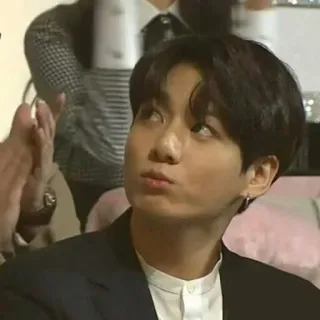 🍀 524809f7 Jungkook kpop, idool, zanger, man, portret, persoon telegram sticker