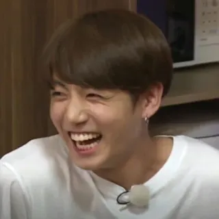 🍁 d74d56c4 Jungkook kpop, zanger, glimlach, blij, bts, persoon, man telegram sticker