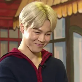 🍁 e15e5a9c Jimin Jimin, BTS, K-pop, zanger, portret telegram sticker