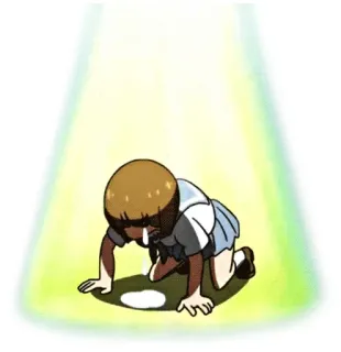 😭 21d6bf7d Mako Mankanshoku Kill la Kill anime, Kill la Kill, Mako Mankanshoku, menangis, sedih, kartun, karakter telegram sticker