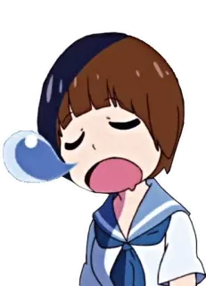 😪 6eb5d90d Anime, Mengantuk, Lelah, Lucu, Kartun, Kelelahan, Tidur, Kawaii telegram sticker