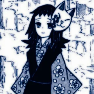 ✉️ bf7b9c88 Anime, Manga, Topeng, Demon Slayer telegram sticker