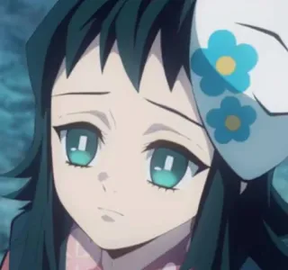 🍥 3bdc4c51 Makomo Demon Slayer 애니메이션, 귀멸의 칼날, 마코모, 마스크, 캐릭터, 일본 애니 telegram sticker