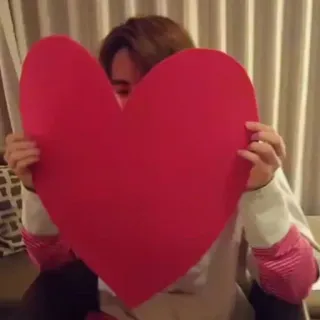 ❄️ 8142a6ea hati, cinta, orang, sayang, karton, potret, imut telegram sticker