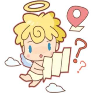 Angel baby @StikerDi telegram stickers