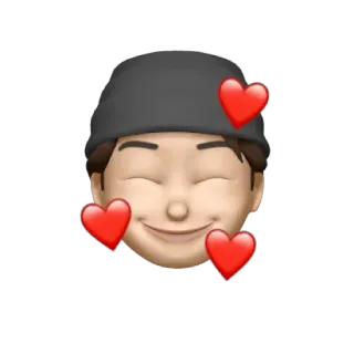 🕷 230c40f2 อวตาร, อีโมติคอน, หัวใจ, การ์ตูน, รัก, สติกเกอร์ telegram sticker