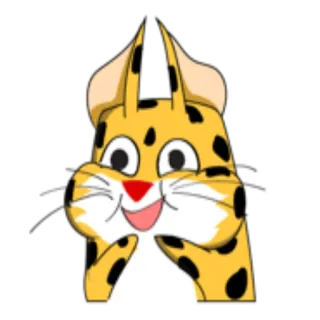 Маленький Леопард @StikerDi telegram stickers