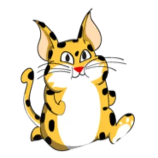 Маленький Леопард @StikerDi telegram stickers