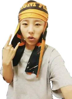 🤘 4a6f8662 persona, pañuelo, selfi, retrato whatsapp sticker