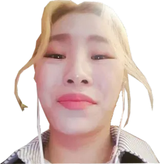 😌 da95e161 persona, selfie, cara, retrato, mujer whatsapp sticker