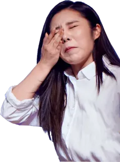 😣 f1844fdf llorando, triste, mujer, facepalm, decepción, emociones, molesto/a whatsapp sticker