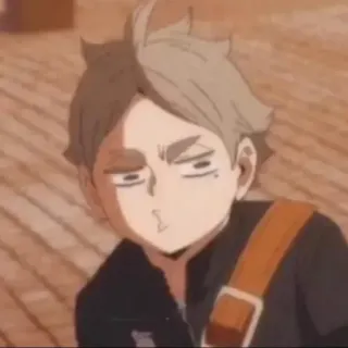 😚 68fbc924 Sugawara Koushi Haikyuu!! Anime, Haikyuu, Sugawara, Engraçado, Mangá, Personagem telegram sticker