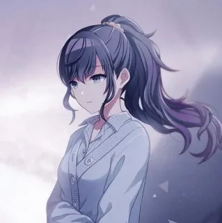 🔮 ebc00fe2 애니메이션, 소녀, 캐릭터, 인물사진 telegram sticker