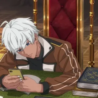 💸 a5b8b123 Anime, Manga, Karakter, Telepon, Meja, Kursi whatsapp sticker