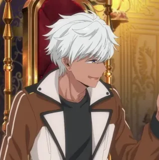 💸 a98587f6 Mammon Obey Me! Anime, Iblis, Duduk, Karakter, Mammon, Obey Me whatsapp sticker