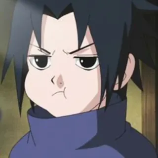🌌 6505aaee Sasuke Uchiha Naruto anime, sasuke, uchiha, chibi, manga, cute telegram sticker
