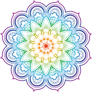 🎨 313953fc цветной, градиент, абстрактный, круглый, радиальный, спектр telegram sticker