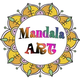 🎨 bab51746 Mandala Art мандала, искусство, цветы, декоративный, дизайн, красочный, узор telegram sticker