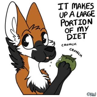 Maned Derp telegram stickers