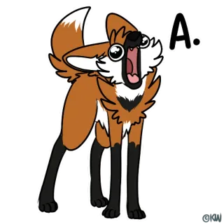 ‼️ 862a7afe A. fuchs, cartoon, tier, fellwesen telegram sticker