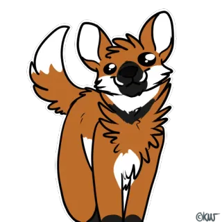 Maned Derp telegram stickers
