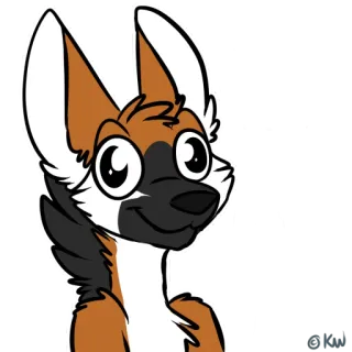 💭 bf8f251f fuchs, tier, fell, cartoon, sticker telegram sticker