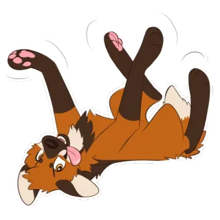 Maned Wolf Stickers by Pulex telegram stickers