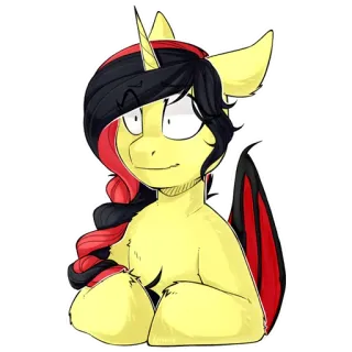 😐 7638ca48 Poni, Kartun, Stiker, Binatang, Fantasi, Lucu, Kuda bersayap, Kuda telegram sticker
