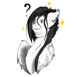 🙂 e70e5664 poni, kartun, binatang, karakter, berkilau telegram sticker
