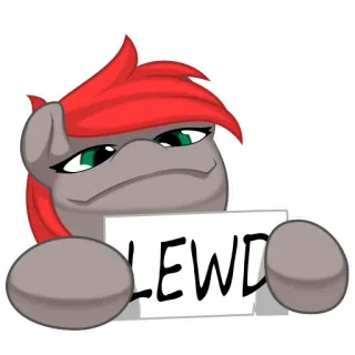 🥰 eb97b278 LEWD Kartun, Poni, Mesum, Stiker telegram sticker