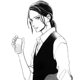 🪁 a627c18c pria, minum, rompi, formal, anime, manga telegram sticker