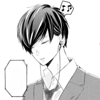 ☁️ b48baa33 Anime, Manga, Musik, Earphone telegram sticker