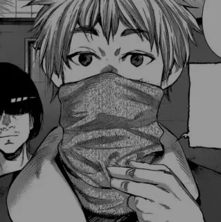 🩹 08f425e7 anime, manga, portrait, character, ghoul telegram sticker