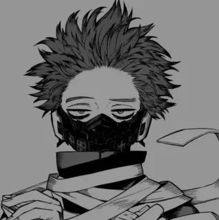 🩹 288b6c15 Hitoshi Shinso My Hero Academia anime, manga, Hitoshi Shinso, My Hero Academia, character telegram sticker
