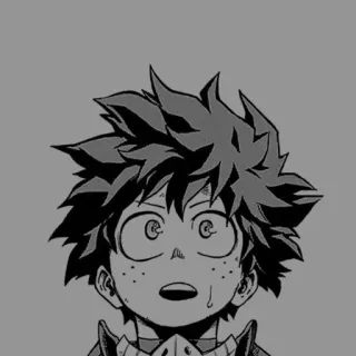 🩹 5cb5e3cc Izuku Midoriya My Hero Academia anime, manga, My Hero Academia, Izuku Midoriya, Deku telegram sticker